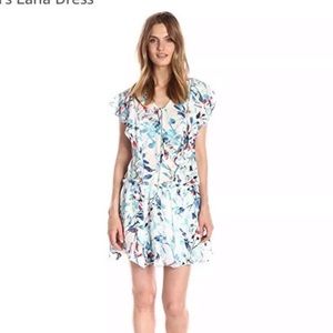 Parker Lana  drop waist flower mini dress